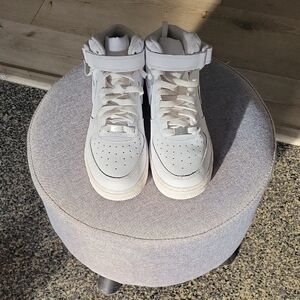 Nike White High-Top Sneakers